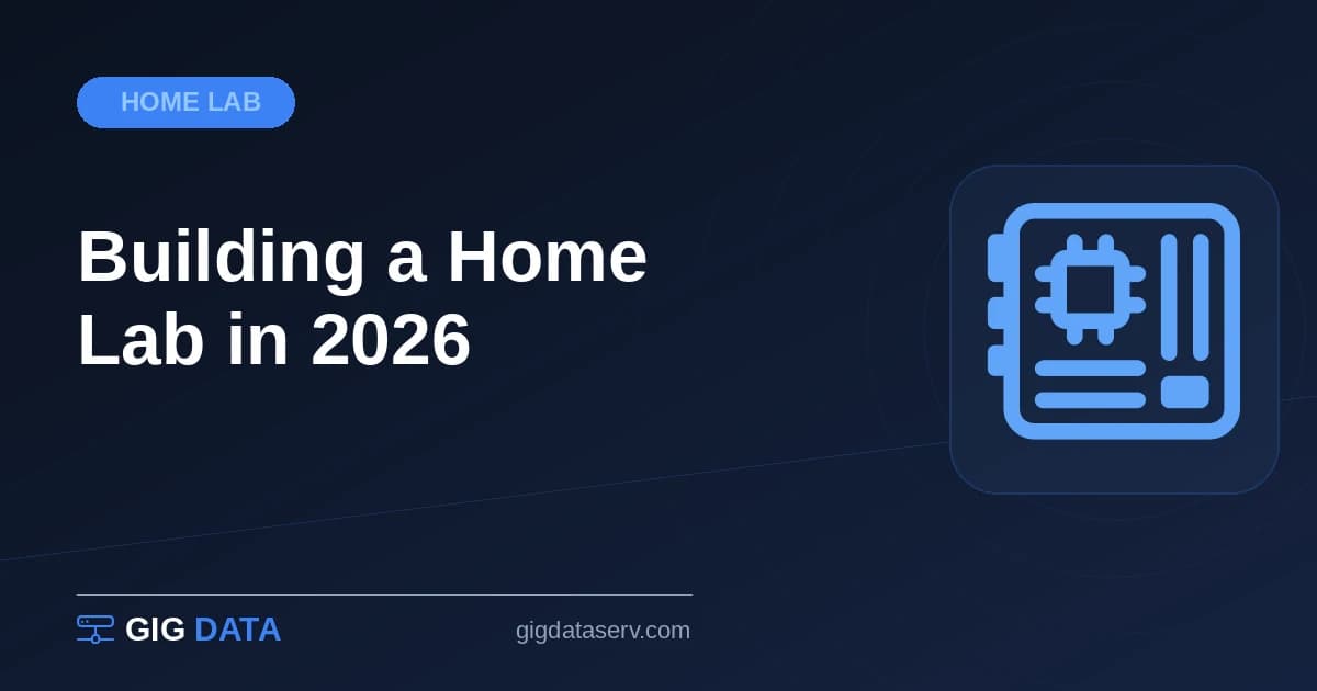 Building a Home Lab in 2026: Complete Hardware Guide