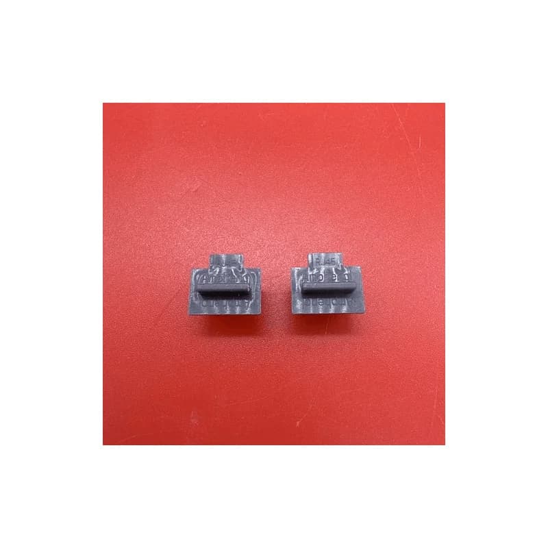 Amphenol RJ45 Dust Cap Cover - Quantity 2 Gray FRJ2411 RJ-45