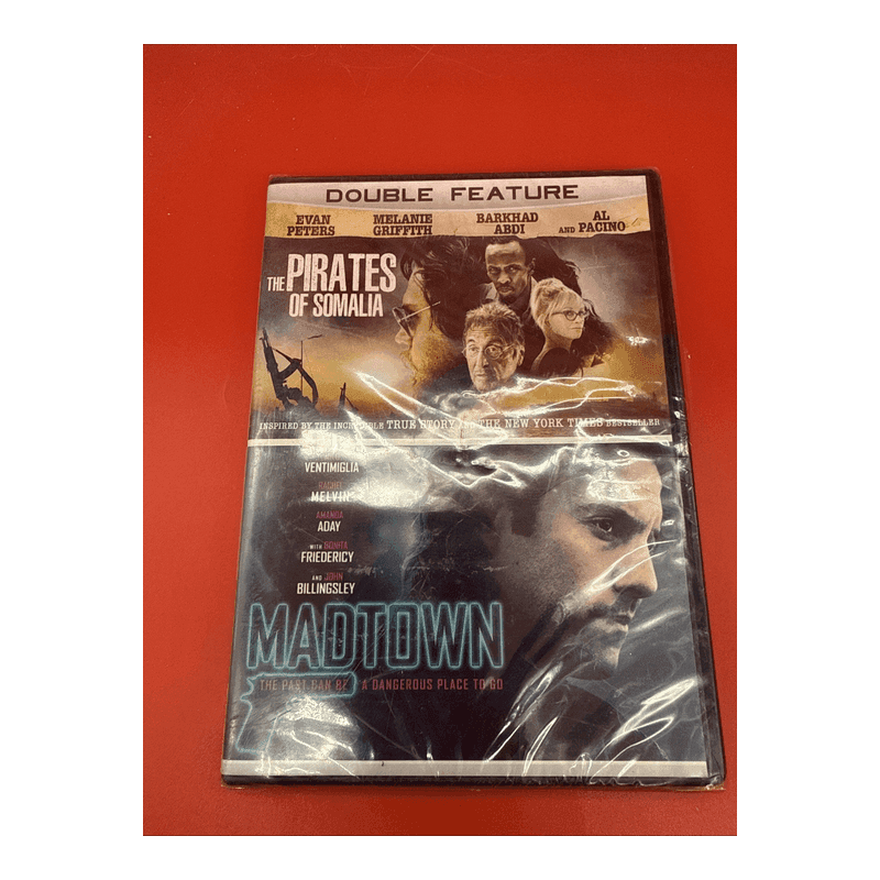 THE PIRATES OF SOMALIA / MADTOWN (2022) Double Feature DVD New Sealed Movie