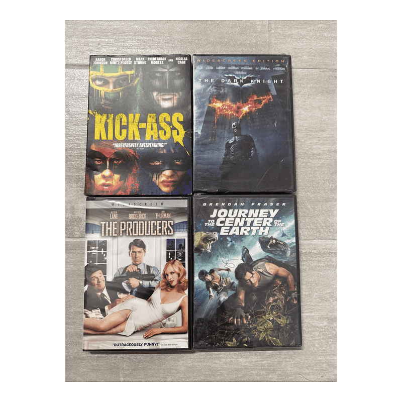 Lot Of 4 Kick-Ass Dark Knight Journey To Center Of Earth Producers Brand New!