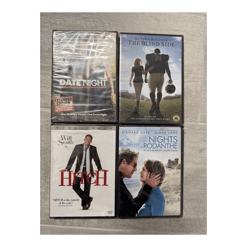 Lot Of 4 Date Night Blind Side Hitch Nights In Rodanthe DVD Brand New Sealed