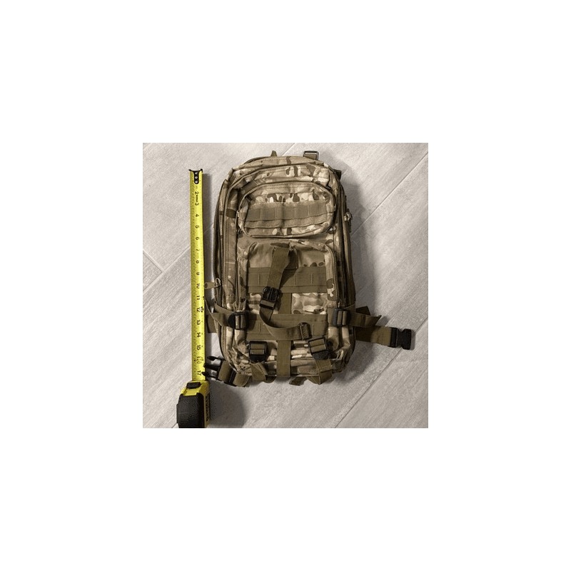 Camp Gear Camo Small Backpack Molle Adjustable Clean Backpacking