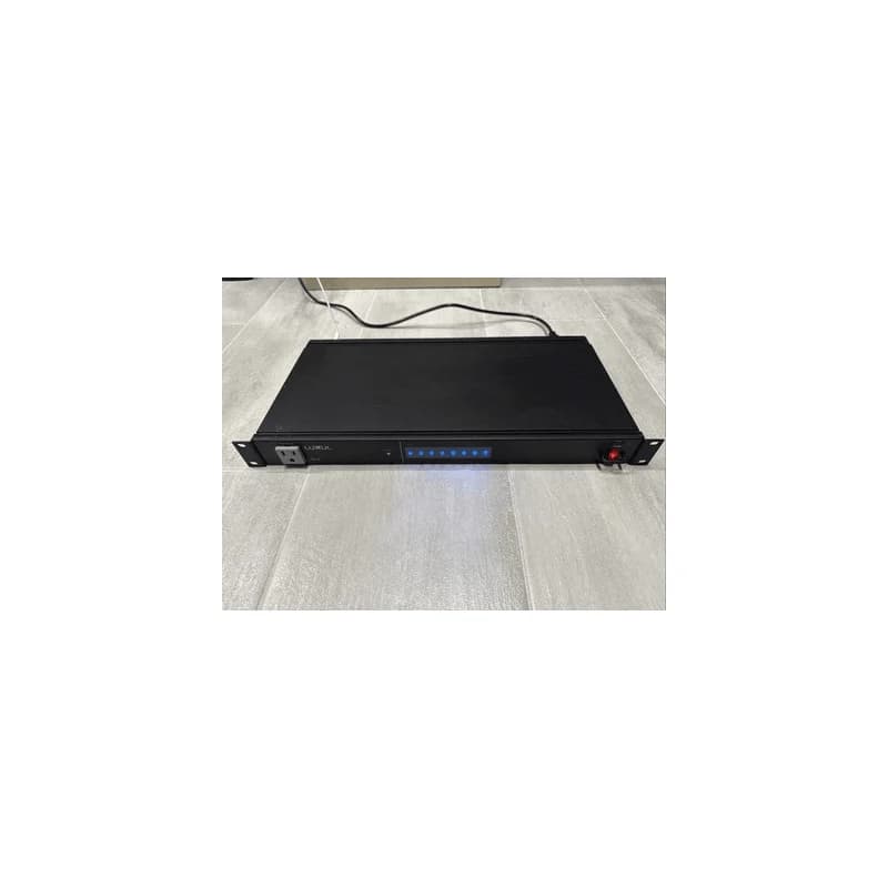 Luxul PDU 8 Power Distribution Unit 8 controlled outlets 9 total PDU-08 PDU08
