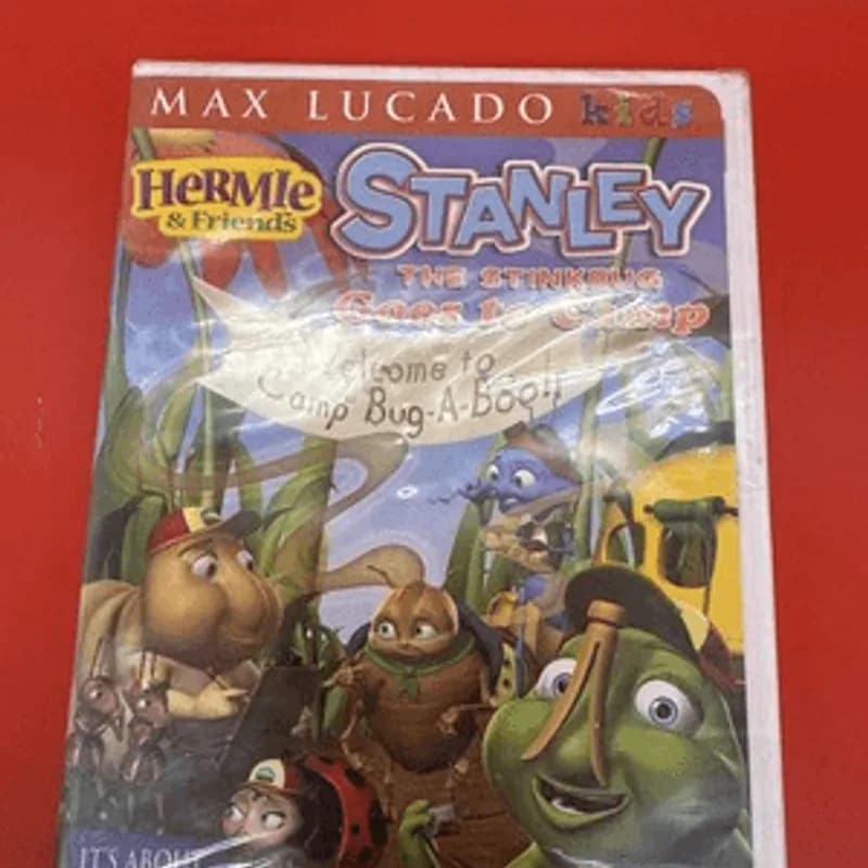 Max Lucados Hermie  Friends #6 - Stanley The Stinkbug Goes To Camp DVD, 2006 New
