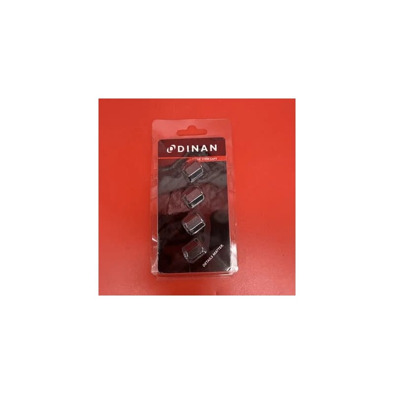 Dinan Valve Stem Caps D757-0008 Gunmetal Set Of 4