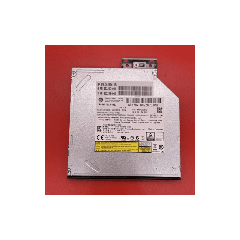 HP DVD-ROM Jackblack 652296-001 - No Cables - Includes Install Screw UJ8E2