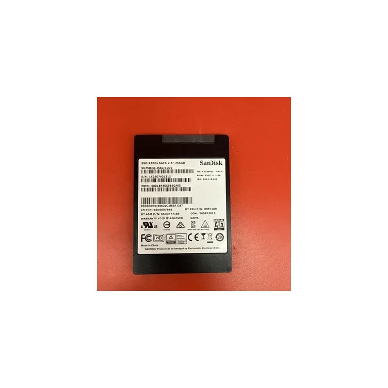 SanDisk SSD X300s SATA 2.5â 256GB SD7SB3Q-256G-1001 00FC108 Internal SSD Black