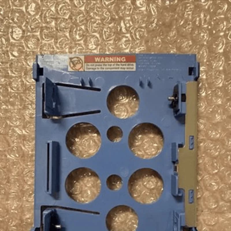 Dell 1MF7D 01MF7D 2.5" Plastic Hard Drive Caddy Rigid Plastic Blue SAS