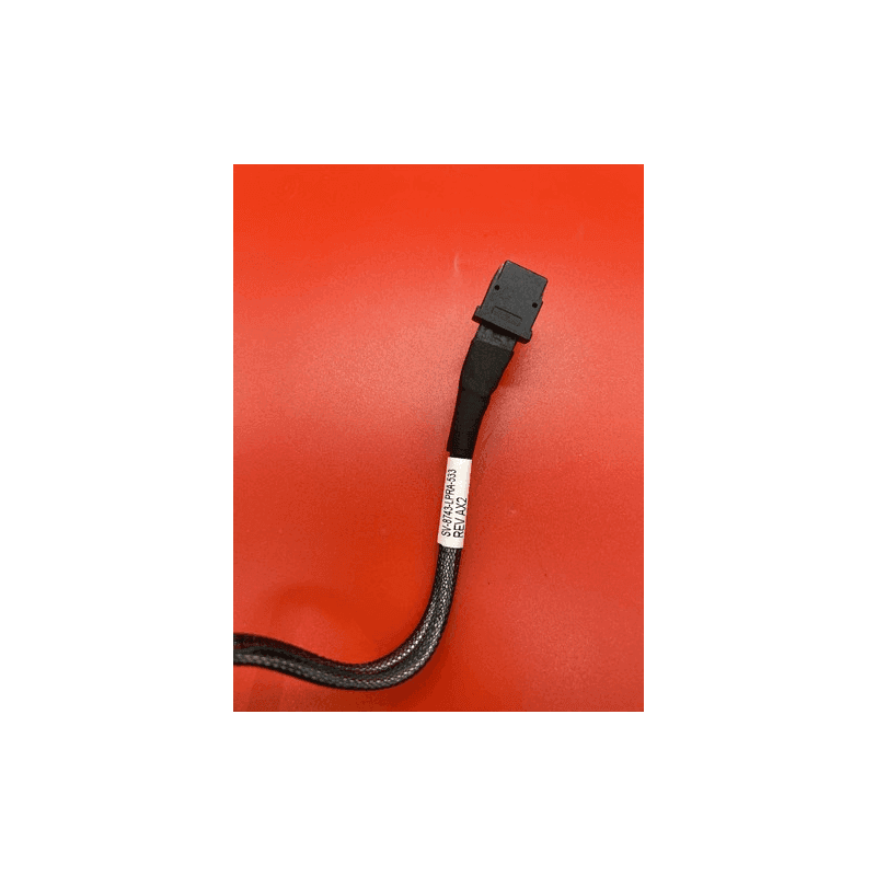 SFF-8087 Straight to SFF-8643 Angle 55cm Cable SV-8743-LPRA Supermicro Black