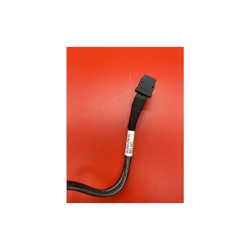 SFF-8087 Straight to SFF-8643 Angle 55cm Cable SV-8743-LPRA Supermicro Black