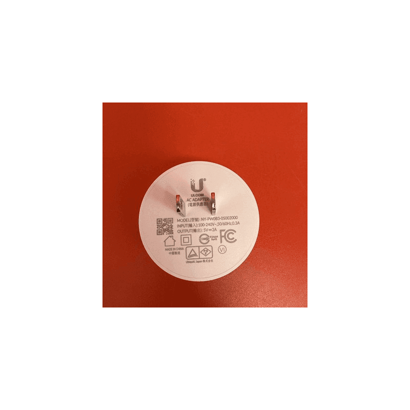 Ubiquiti NY-PW0B3-05002000 100-240v .3A 50/60hz To USB-C 2A 5V Adapter