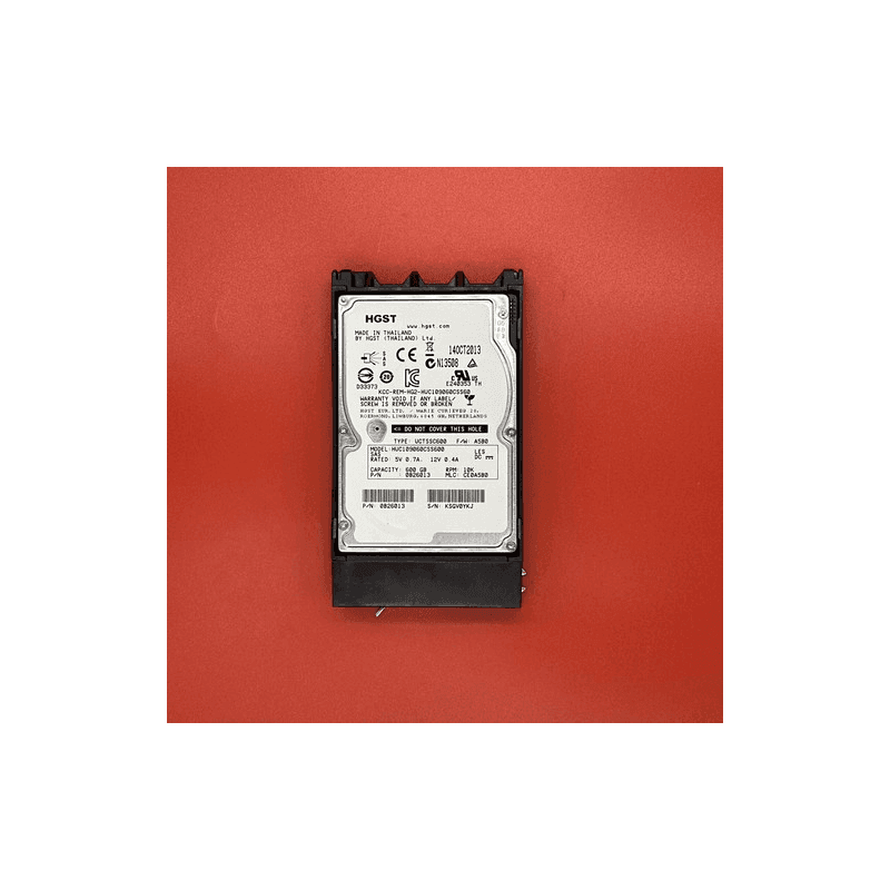 HGST HUC109060CSS600 0B26103 600GB 10K SAS 2.5 Hard Drive Isilon S200 Tray White