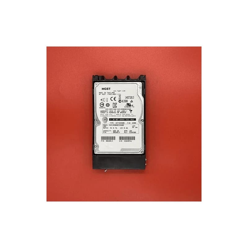 HGST HUC109060CSS600 0B26103 600GB 10K SAS 2.5 Hard Drive Isilon S200 Tray White