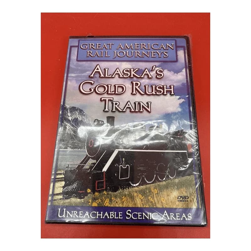 Great American Rail Journeys Alaska’s Gold Rush Train (DVD, 2003) New Sealed