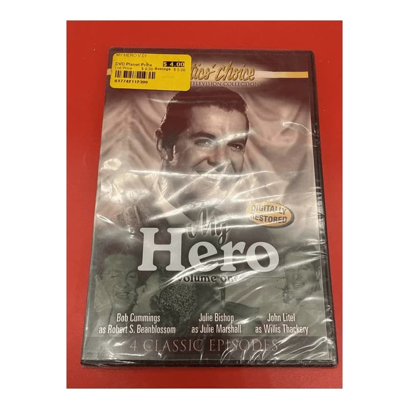 Critics Choice MY HERO VOL. 1 Brand New Sealed DVD Comedy Robert Cummings NR