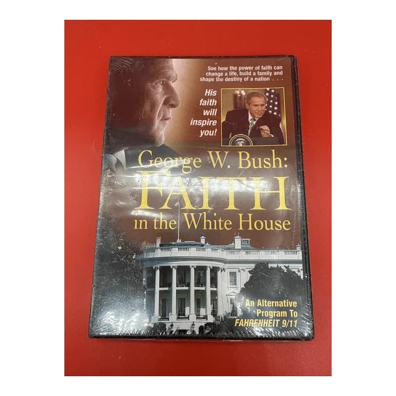 GEORGE W. BUSH:   FAITH IN THE WHITE HOUSE (DVD, Approx. 70 Mins.) - NEW Sealed