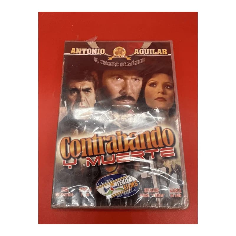 Contrabando Y Muerte DVD con El Charro De Mexico Antonio Aguilar Movie Action NR