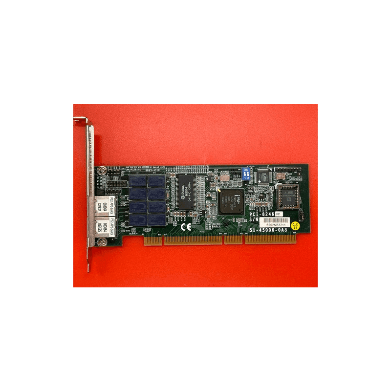 51-45006-A03 PCI-8246 LAN / WAN Intercept Bypass Heartbeat PCI Full Height Card