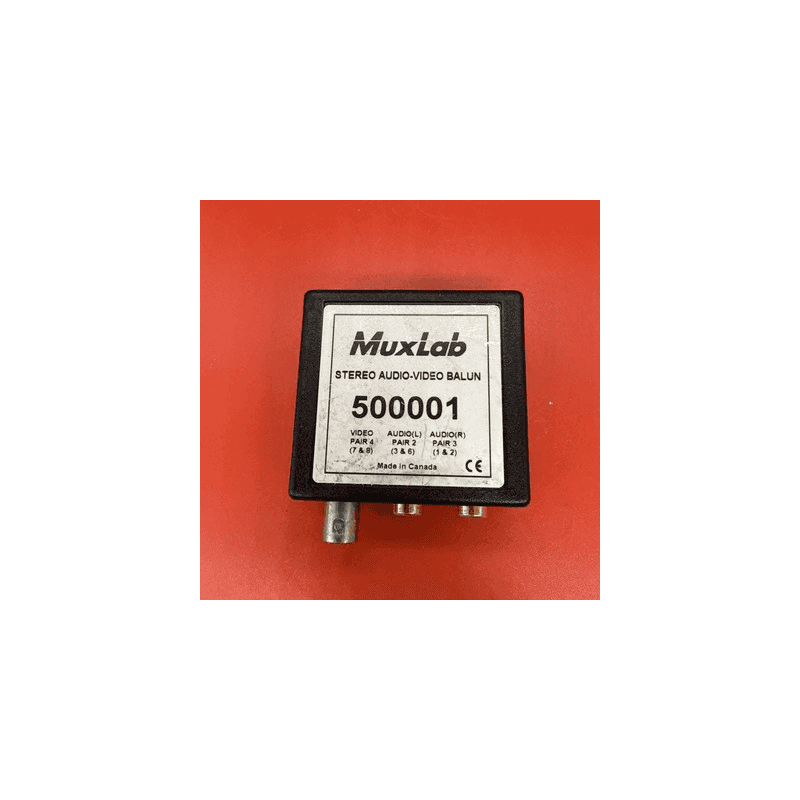 MuxLab 500001 Stereo Audio Video A/V Balun