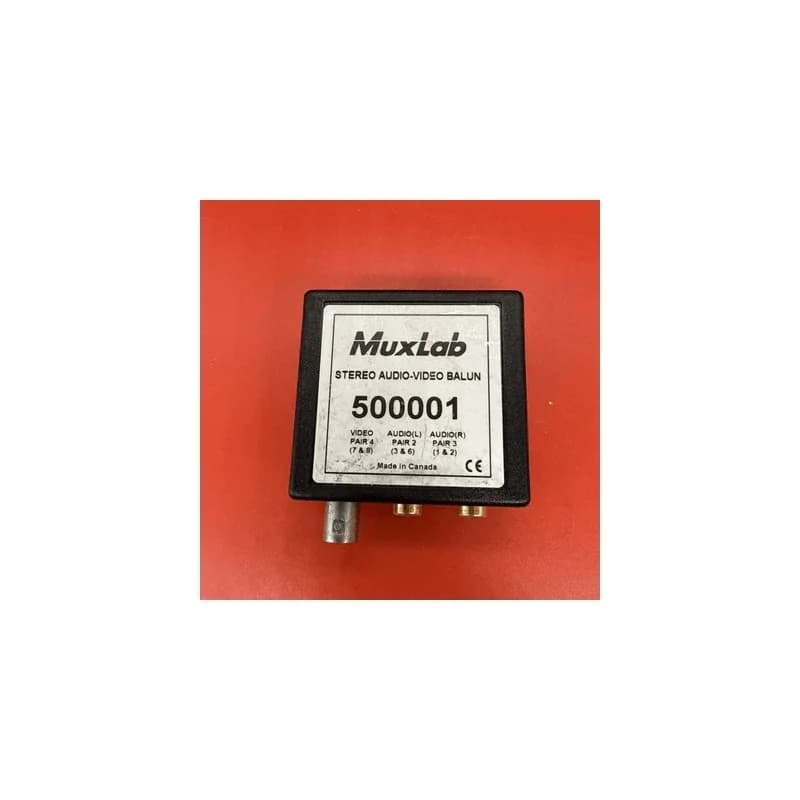 MuxLab 500001 Stereo Audio Video A/V Balun