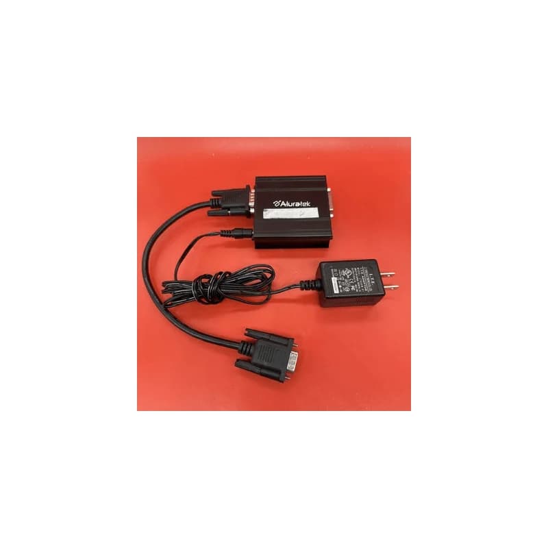 Aluratek VGA To HDMI 1080p Adapter With Audio AVH100F Black DVI-A Male