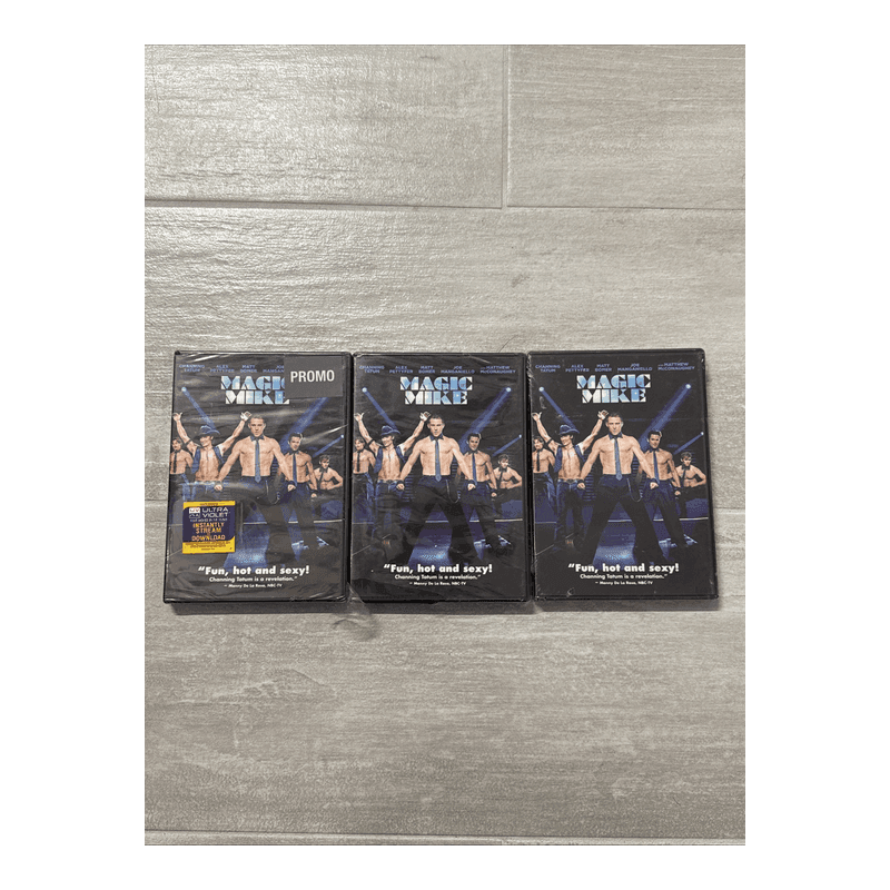 Magic Mike (DVD, 2012) - 3 Brand New Sealed Copies + 1 x Magic Mike XXL Sealed