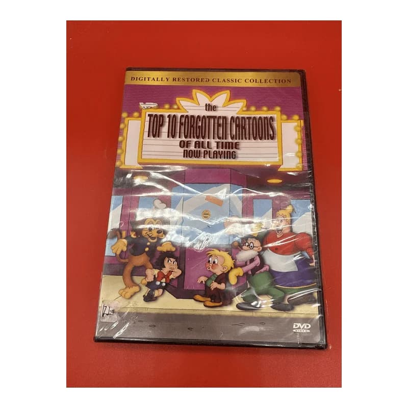 The Top Ten Forgotten Cartoons (DVD, 2002) - Brand New Sealed NR