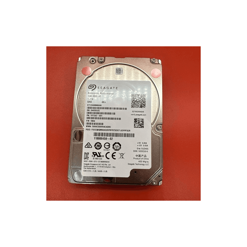 EMC ST1200MM0008 1.2TB 10K SAS 4Kn 2.5 Hard Drive 1FF202-031 118000459-02 Dell