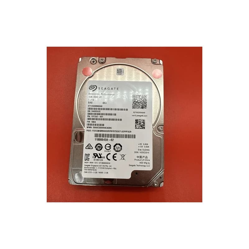EMC ST1200MM0008 1.2TB 10K SAS 4Kn 2.5 Hard Drive 1FF202-031 118000459-02 Dell