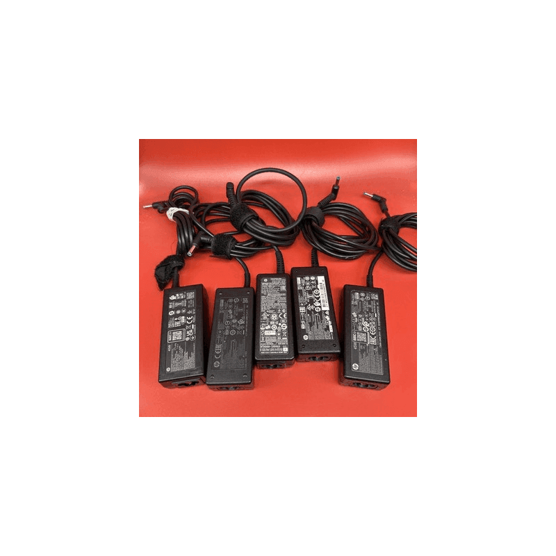 Lot Of 5 HP 45w AC Adapter 741727-001  AC/Standard Black For HP L25296-002