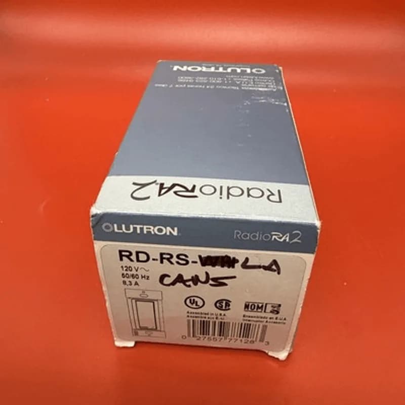 Lutron Radio RA2 RD-RS-LA Almond Lutron RD-RS-WH Dimmer Wall Switch Plastic Wall