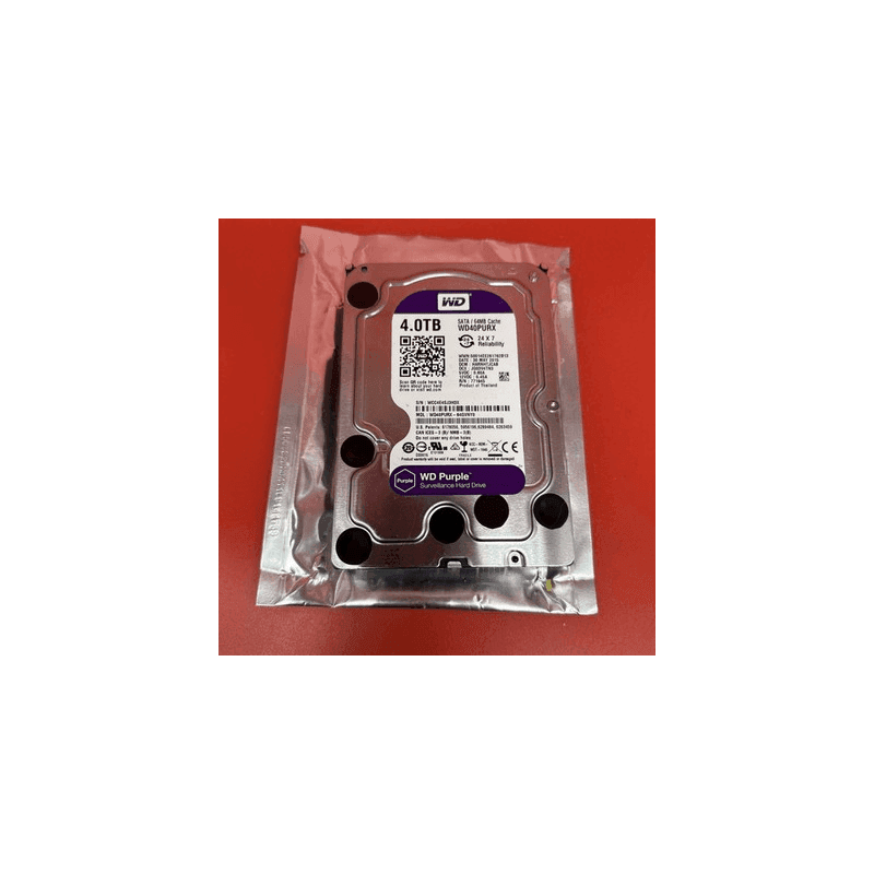 Western Digital Purple 4TB,Internal,5400 RPM,3.5 inch (WD40PURX) Hard Drive HDD
