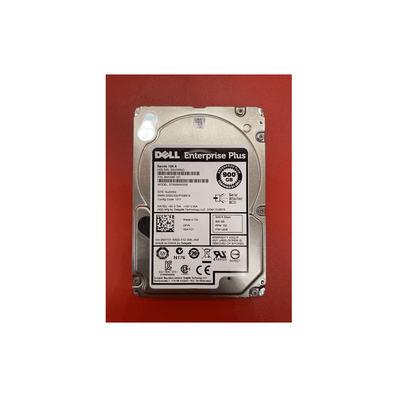 Dell GKY31 0GKY31 900GB SAS 6Gbps SAS 2.5" 10K Hard Drive ST900MM0006 Silver HDD