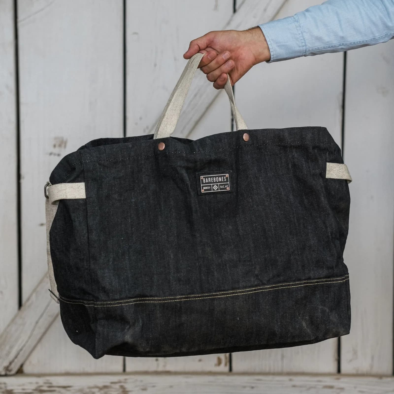 Neelum 40L Giant Tote 2-Pack - Denim — Barebones