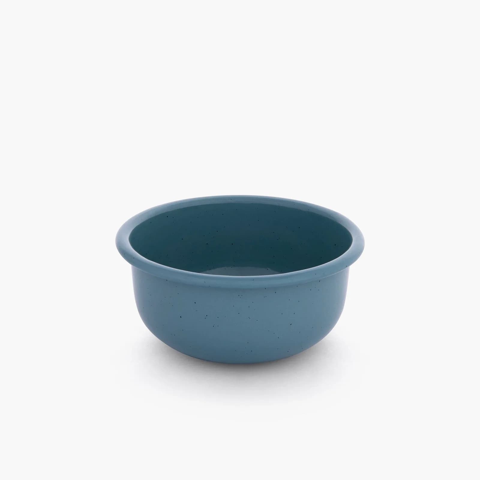Rolled Enamelware Side Bowl Set - Smoky Blue — Barebones