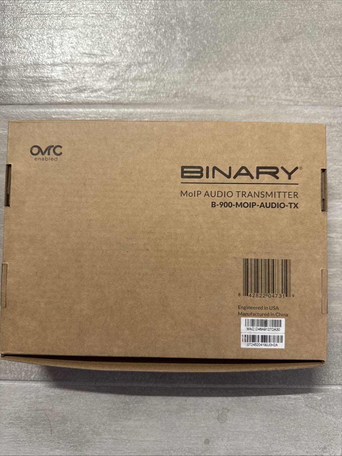 Binary B-900-MOIP-AUDIO-TX MoIP Audio Transmitter Media Over IP Black RJ45 - Image 10