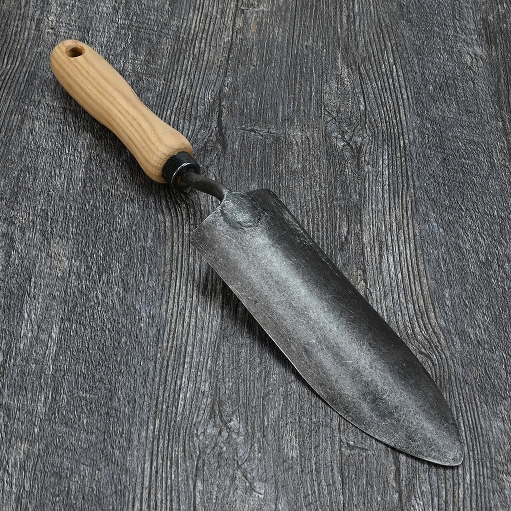 DeWit Dutch Transplanting Trowel Boron Steel Ash Handle Hand-Forged Planting NEW - Image 3