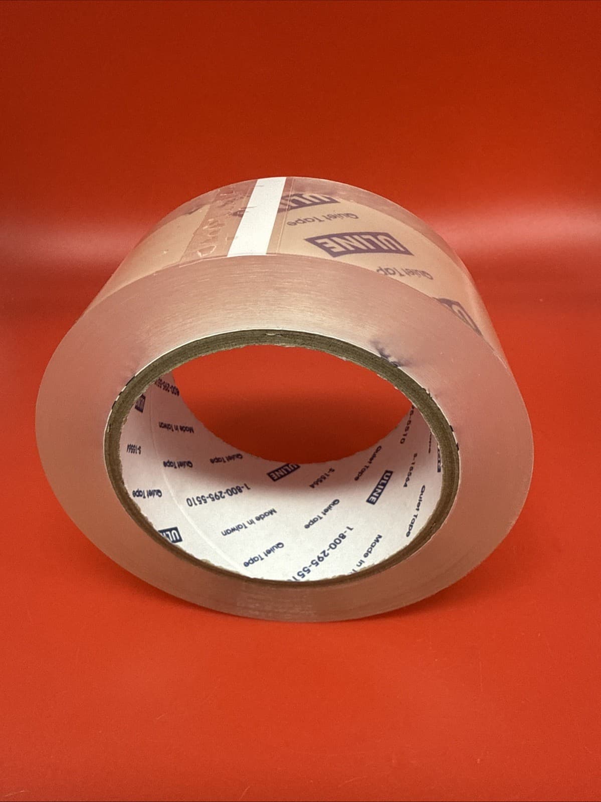 Uline Quiet Tape 2 Mil 2” x 110 Yards Clear Noiseless Carton Box Tape S-15564 - Image 3