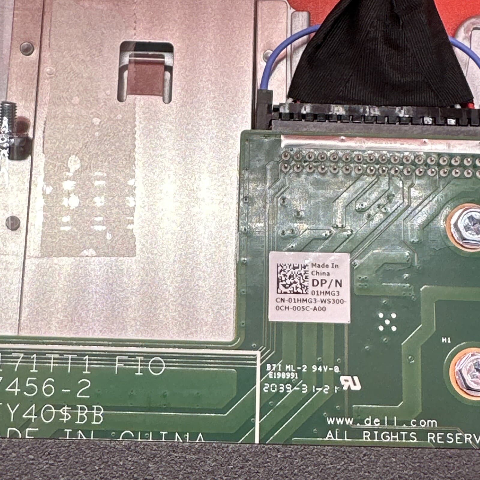 Dell 1HMG3 18C5K 01HMG3 018C5K T340 Control Panel - Image 4