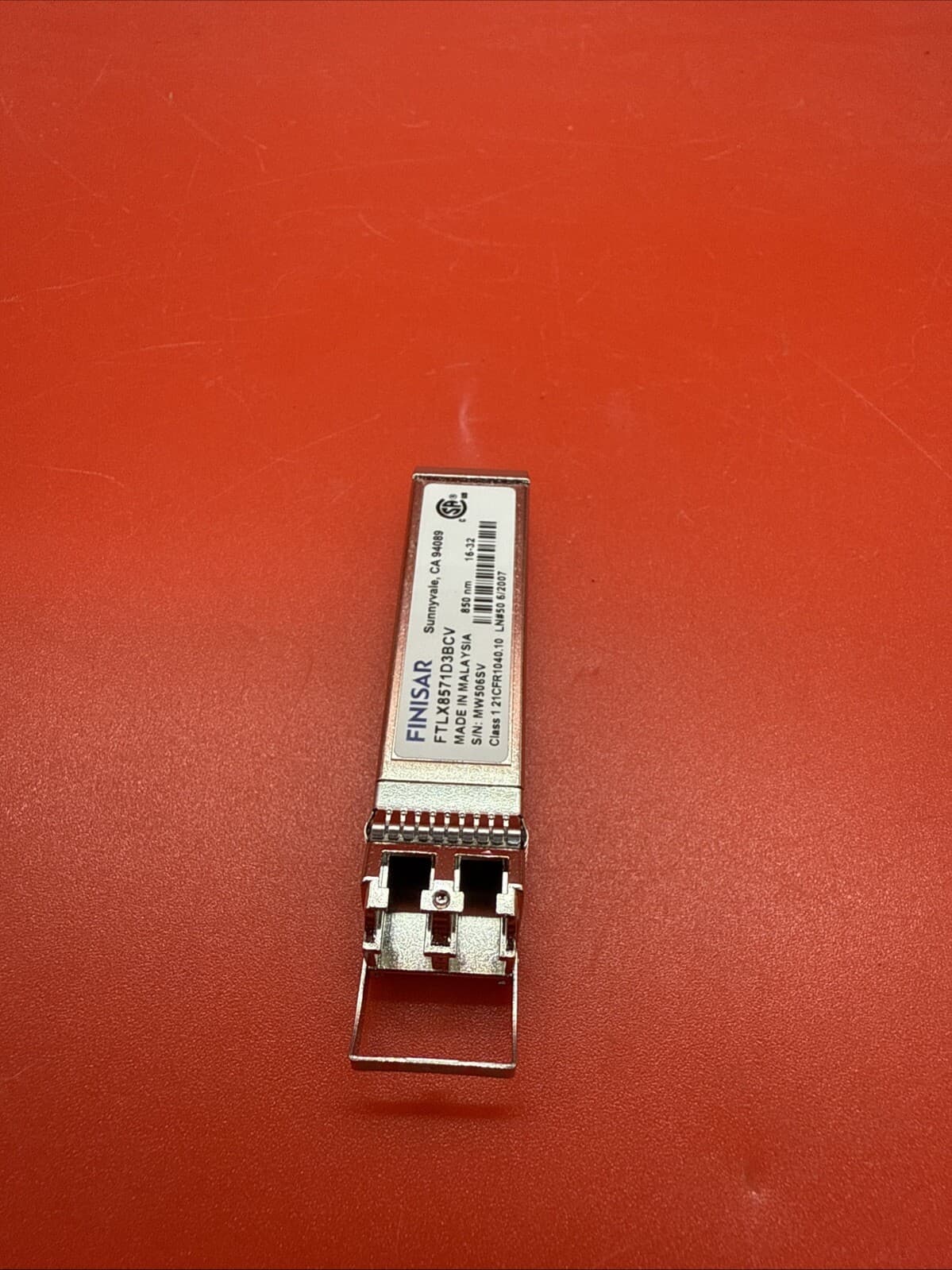Finisar FTLX8571D3BCV 10GBASE SR 10Gb SFP SFP+ Transceiver Universal 10 Gbps - Image 3