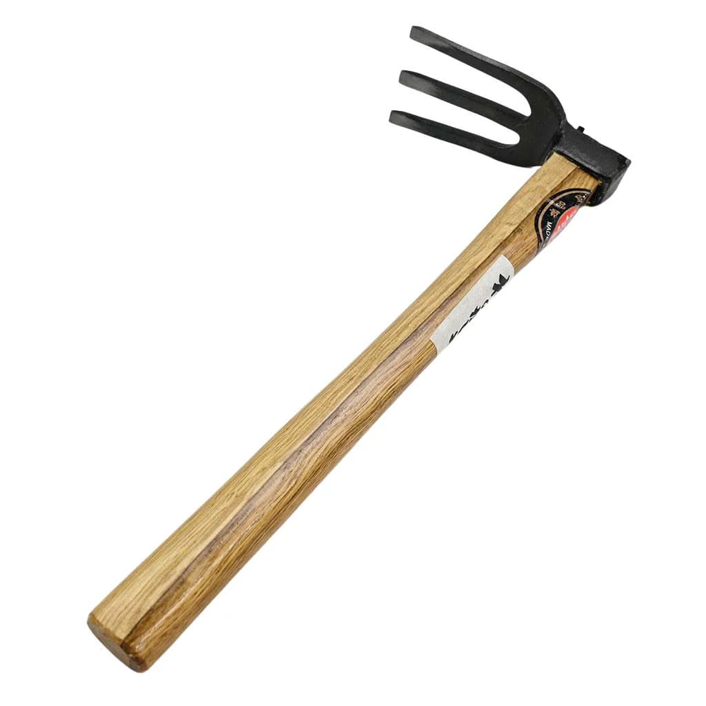 Japanese Kuwa Garden Hoe Wood Handle Cultivating Digging Weeding NEW