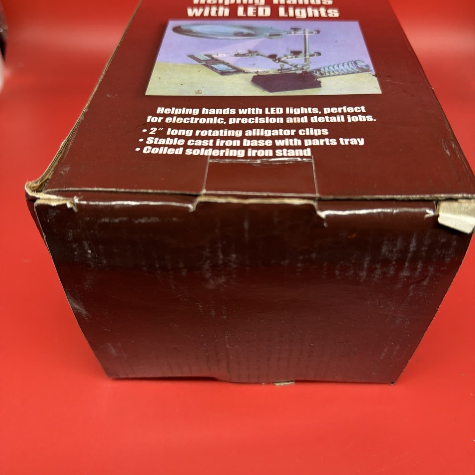 Helping Hands With LED Lights 65779 Soldering Stand New - Image 2