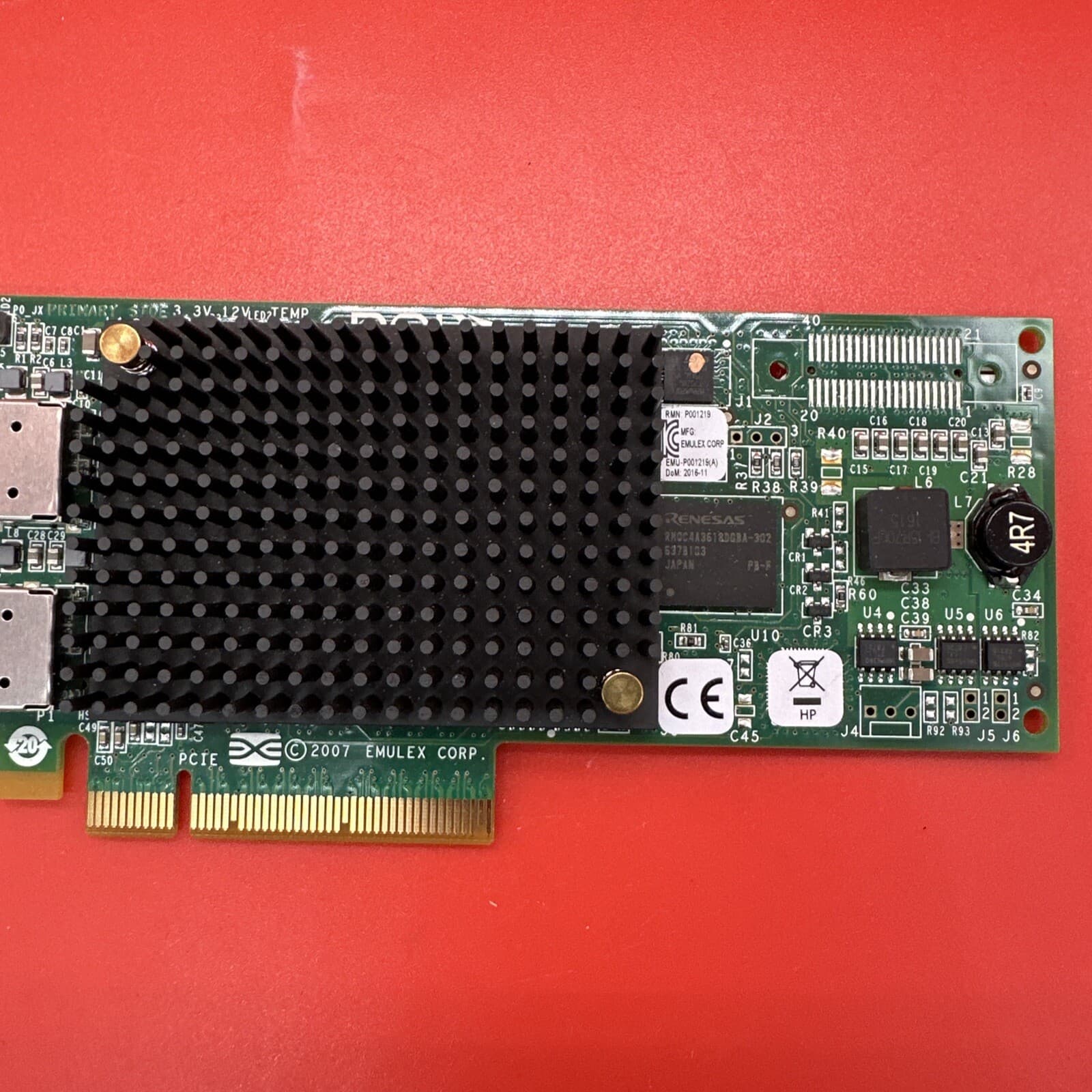 HP 697890-001 AJ763 82E 8GB Dual Port PCIe FC Host Bus Adapter - Full Height - Image 3