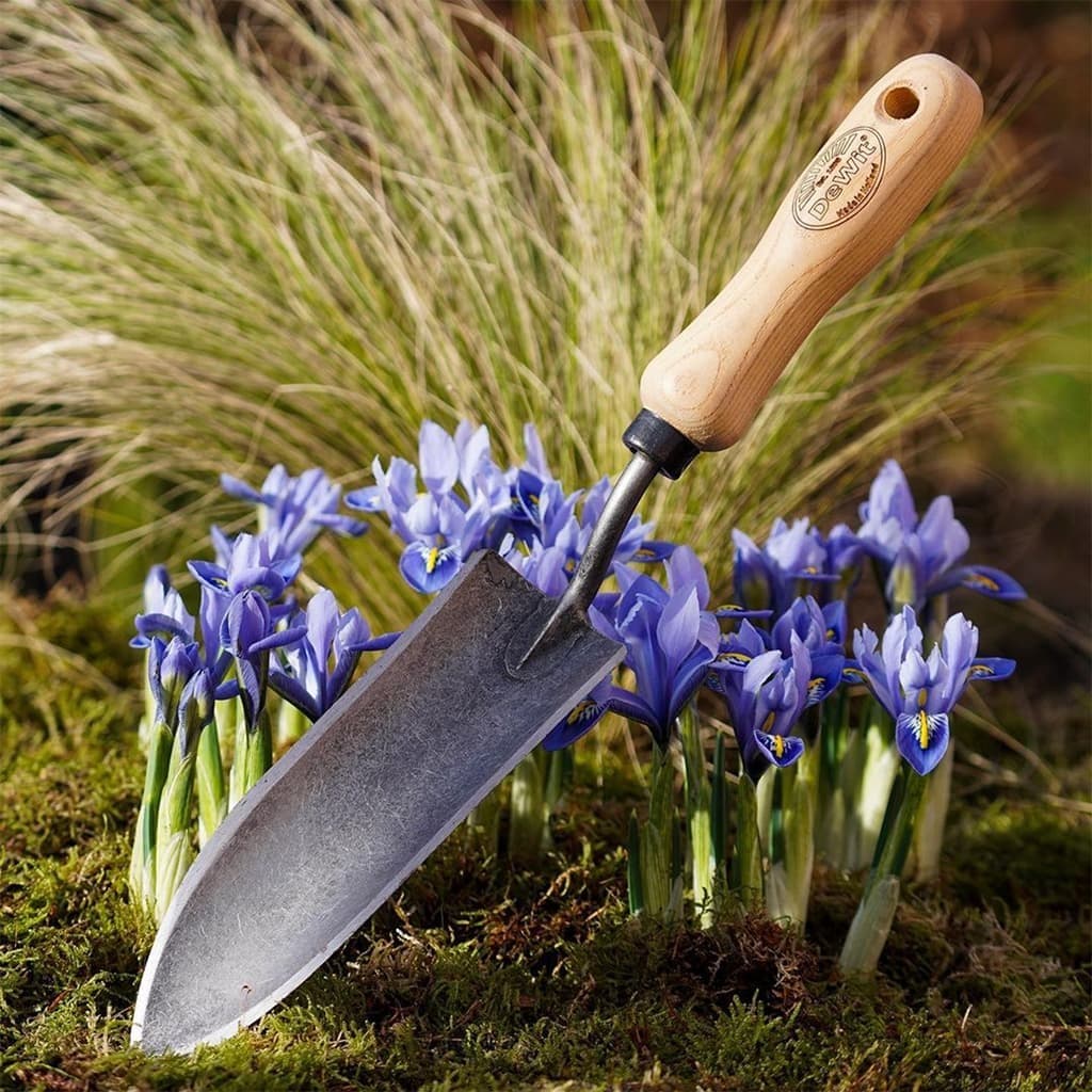 DeWit Dutch Transplanting Trowel Boron Steel Ash Handle Hand-Forged Planting NEW - Image 6