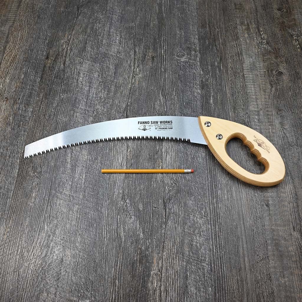Fanno Saw Works Fanno 15" Curved Blade Pruning Saw Wood Handle Cutting USA NEW - Image 4