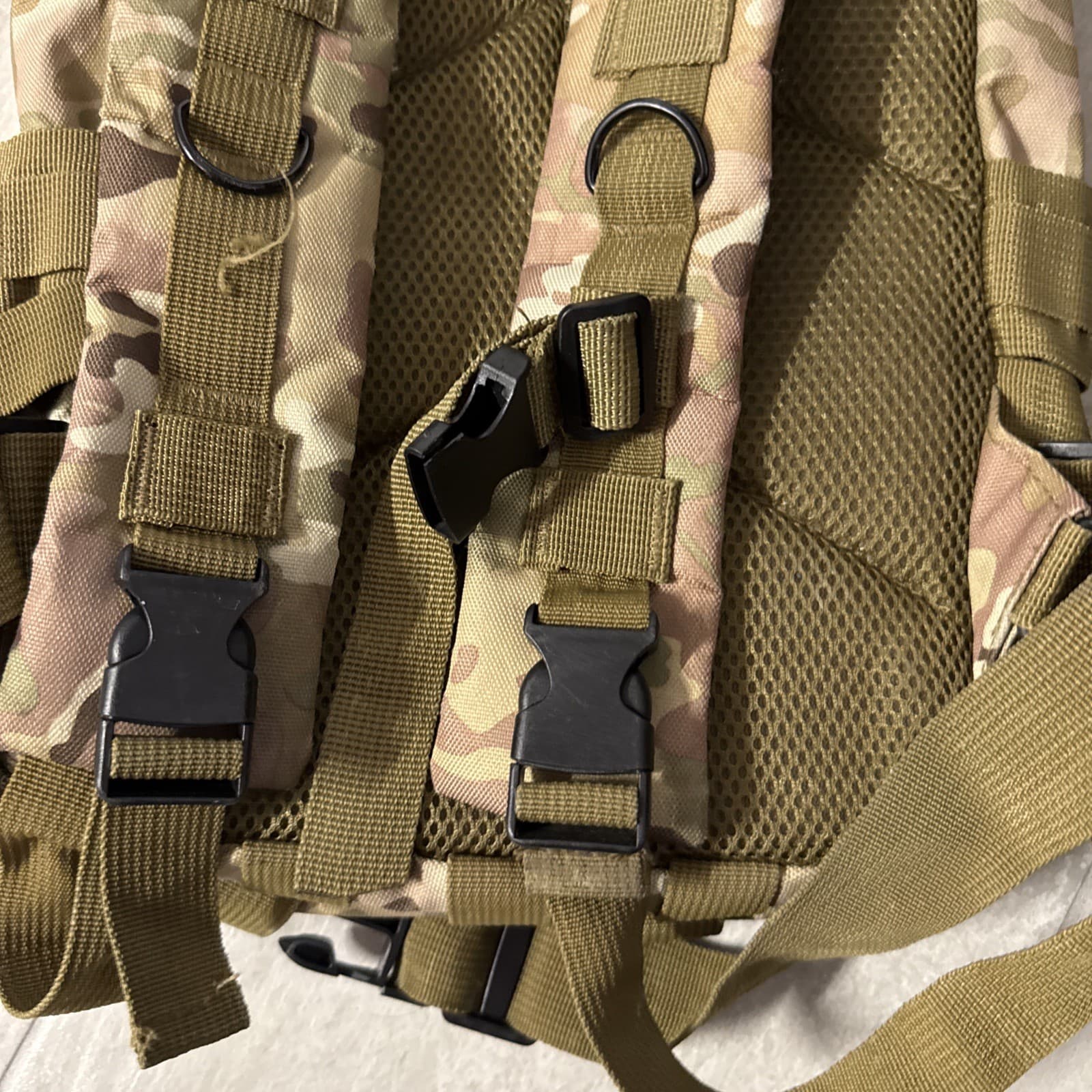 Camp Gear Camo Small Backpack Molle Adjustable Clean Backpacking - Image 11