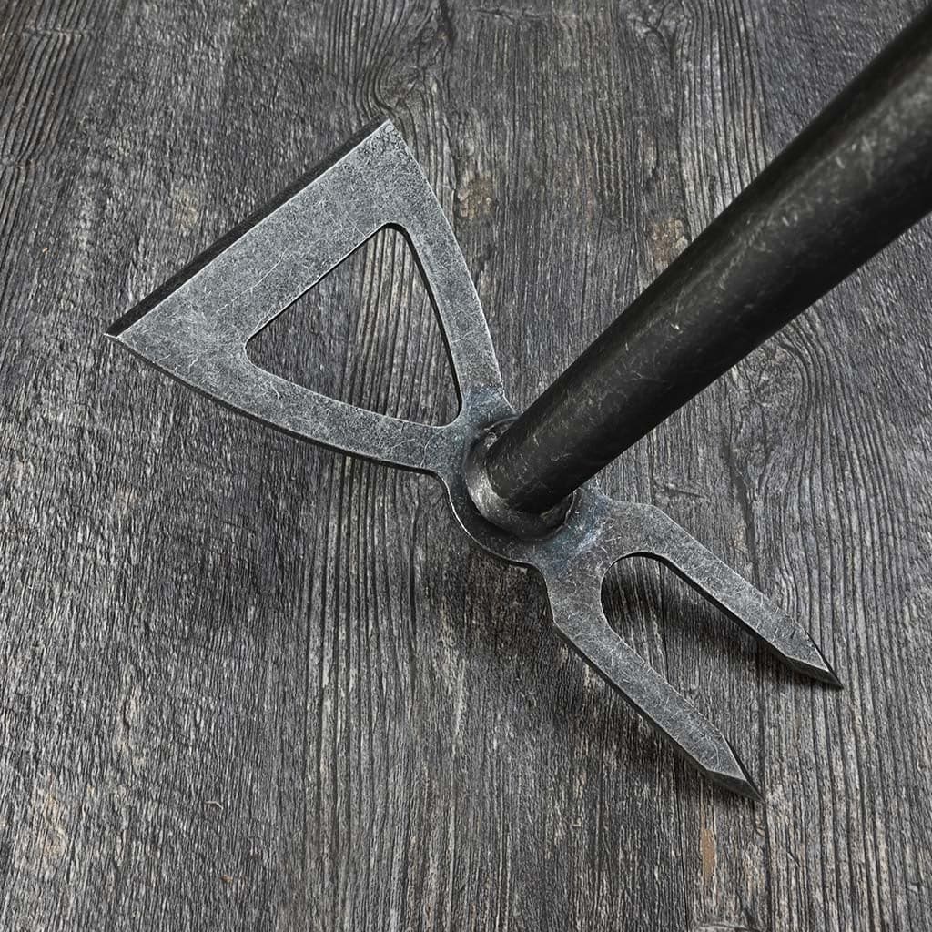 DeWit Garden Hoe Combo W 2-Tine Cultivator And Wide Chopping Blade NEW - Image 4