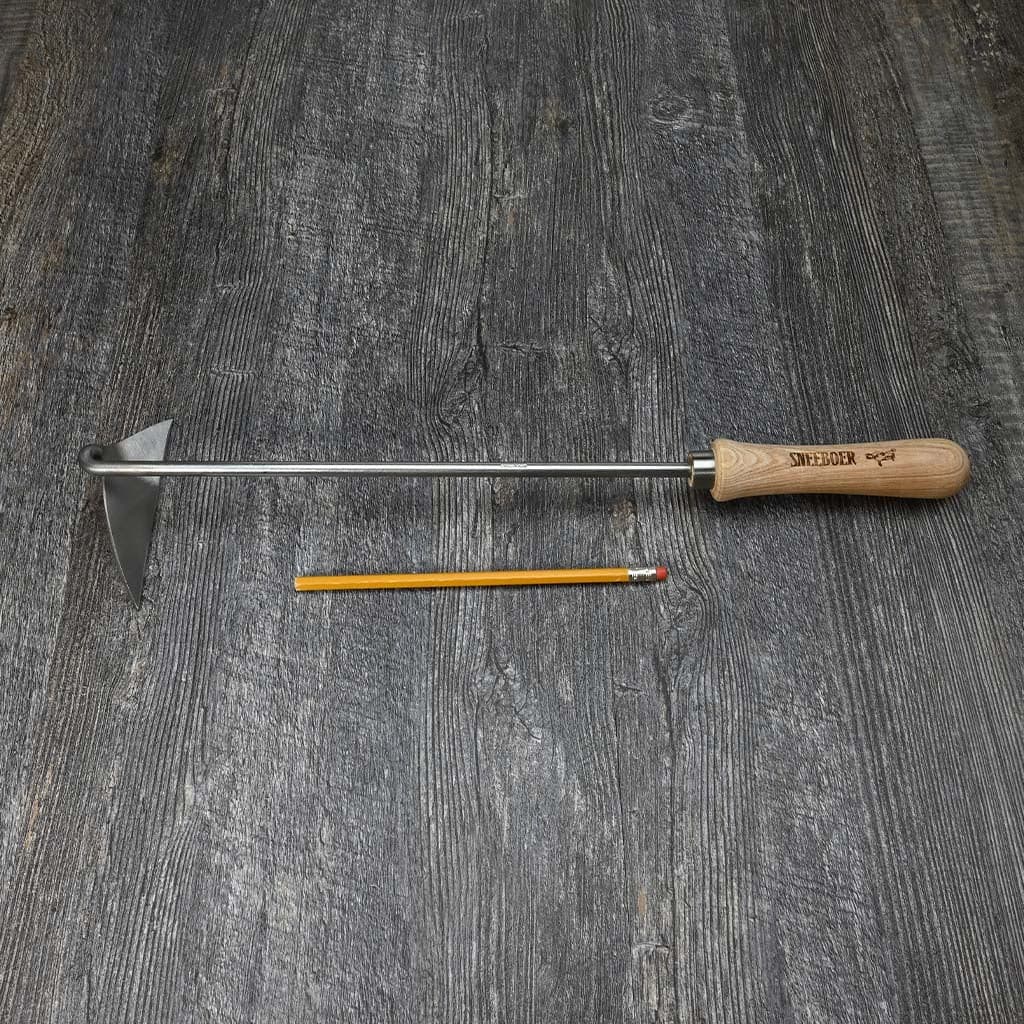Sneeboer Hand Hoe Stainless Steel Hand-Forged Ash-Left Hand Dutch NEW - Image 7