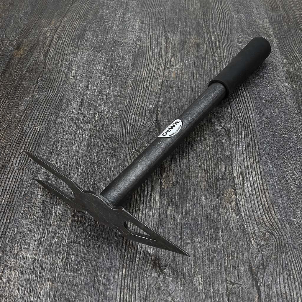 DeWit Combo Hoe w/ 2-Tine Cultivator and Diamond Point Boron Steel Dutch NEW - Image 3