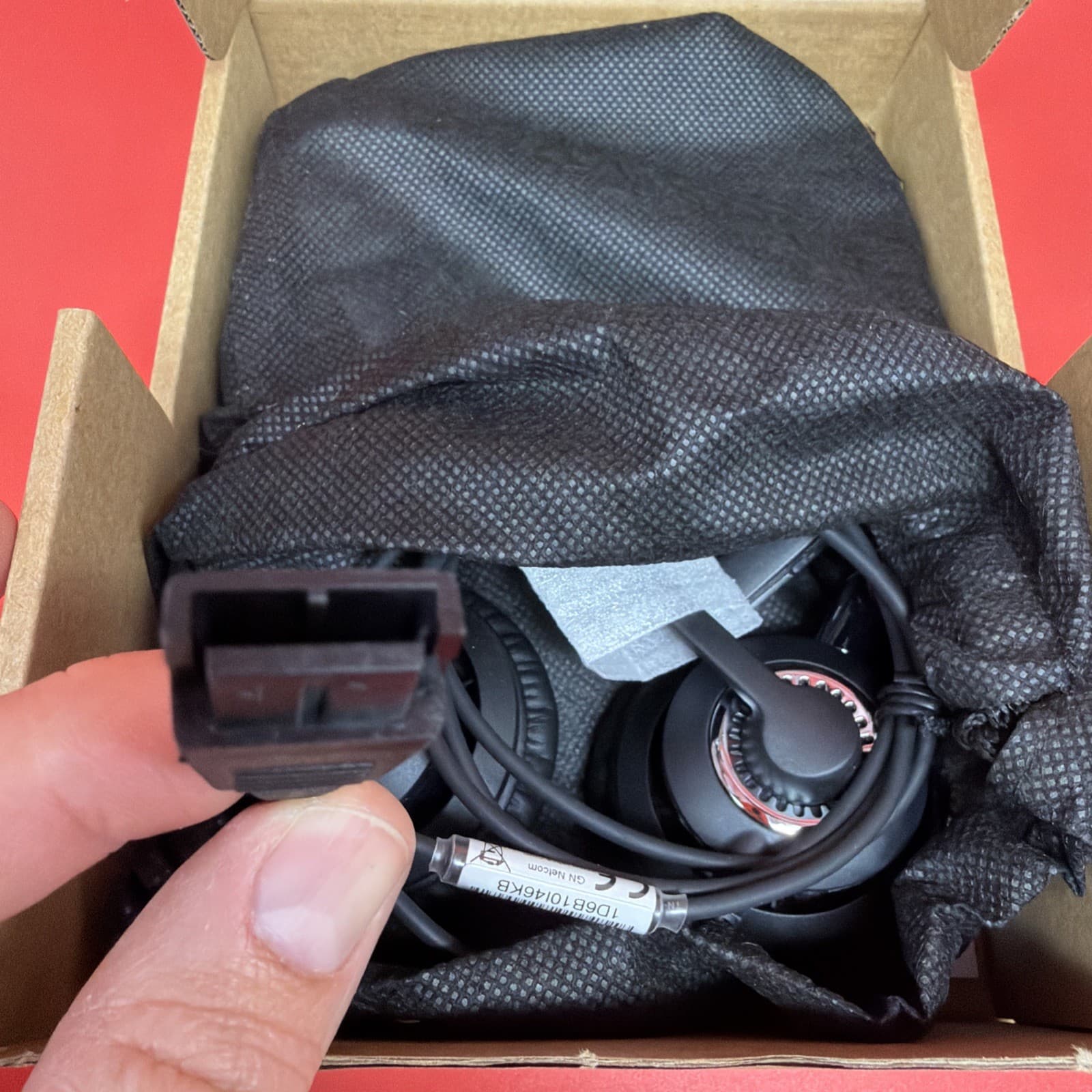 Jabra Biz 2400 II Duo NC Headset - Black Ear-Cup (Over the Ear) 2489-820-209 USB - Image 2